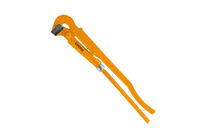 90°BENT NOSE PIPE WRENCH 2