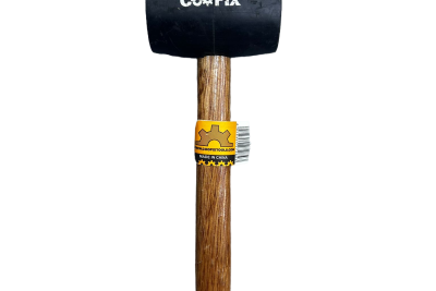 RUBBER MALLET,WOOD HANDLE
