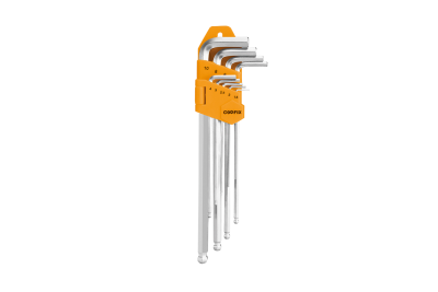 وحدة مفاتيح متعددة ذراع طويل مع راس 9 حبة