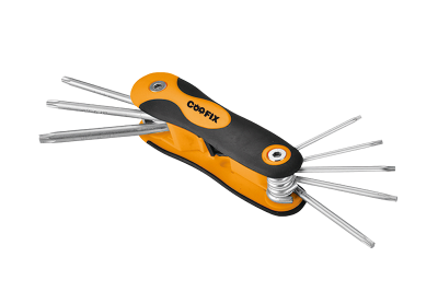 وحدة مفاتيح متعدده الاحجام (T9,T10,T15,T20,T25,T27,T30,T40)