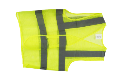 Green mesh safety vest with reflective M
